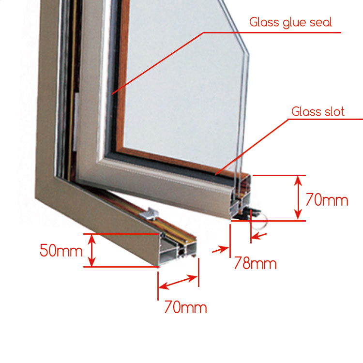 70断桥平开门窗系列-(3)