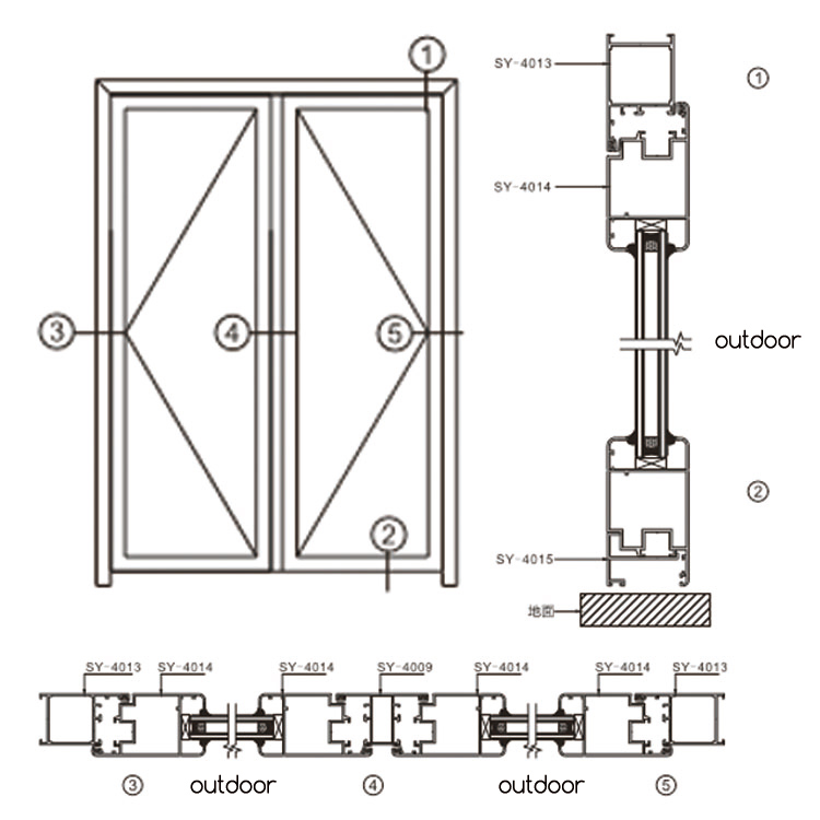 40平开门系列-(1)